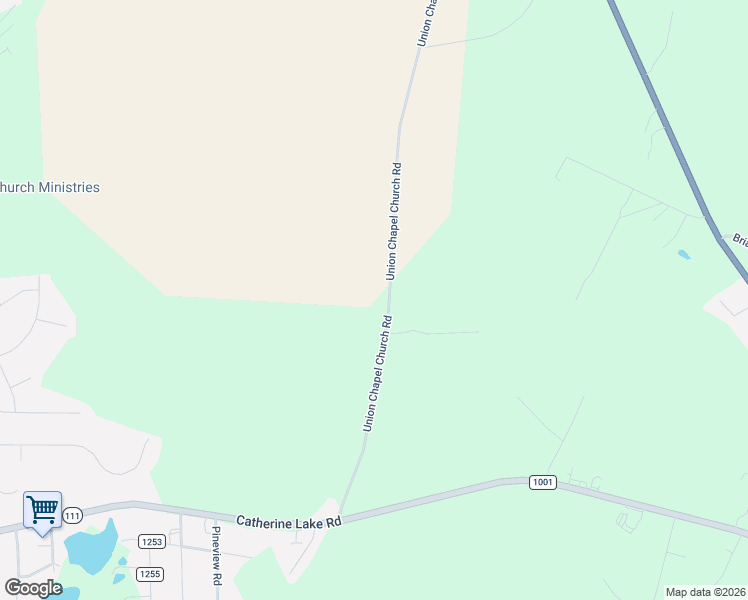 map of restaurants, bars, coffee shops, grocery stores, and more near 374 Union Chapel Church Road in Richlands