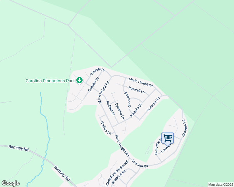map of restaurants, bars, coffee shops, grocery stores, and more near 204 Mariposa Court in Jacksonville