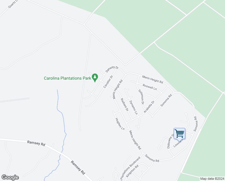 map of restaurants, bars, coffee shops, grocery stores, and more near 267 Merin Height Road in Jacksonville