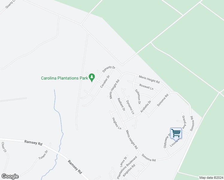 map of restaurants, bars, coffee shops, grocery stores, and more near 290 Merin Height Road in Jacksonville