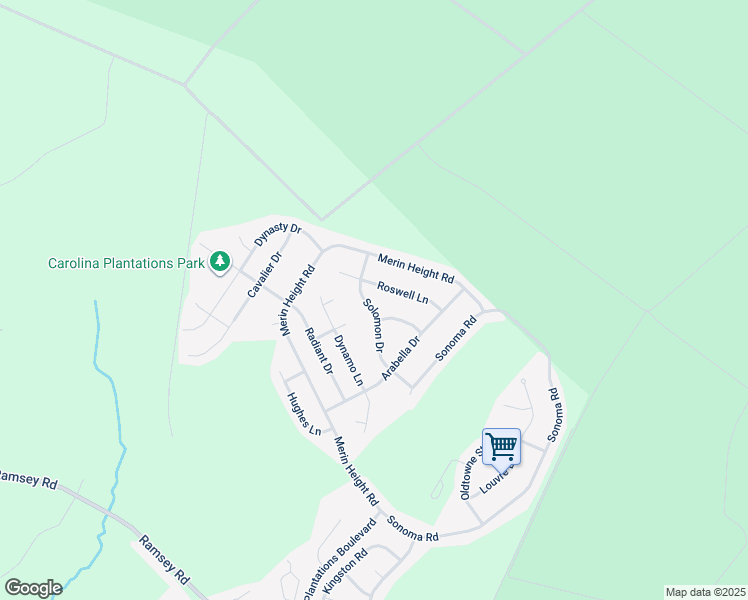 map of restaurants, bars, coffee shops, grocery stores, and more near 822 Solomon Drive in Jacksonville