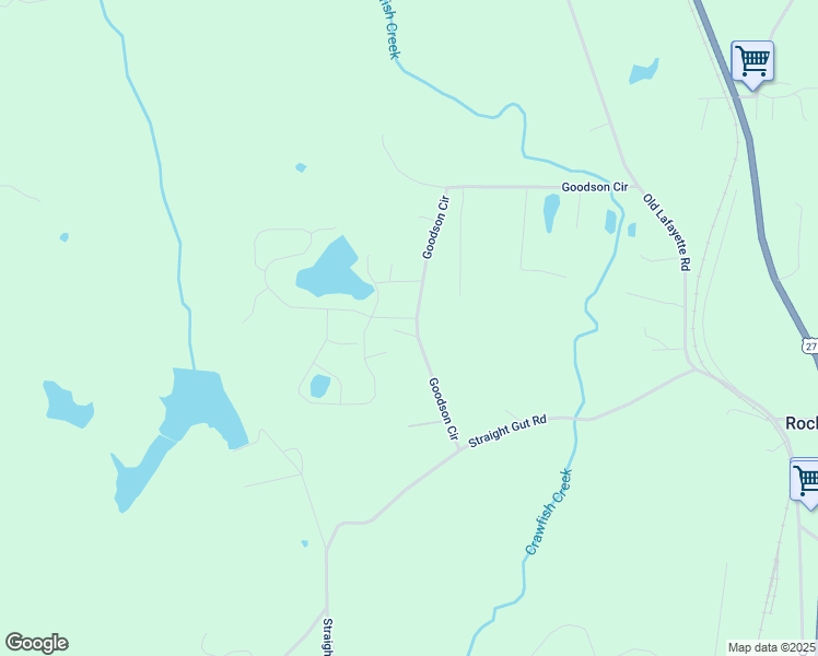 map of restaurants, bars, coffee shops, grocery stores, and more near 11 Ginger Lake Drive in Rock Spring