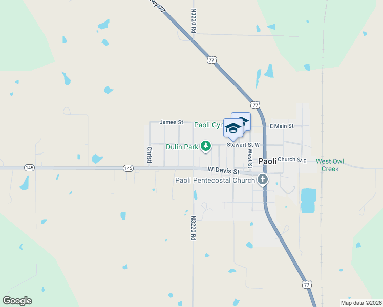 map of restaurants, bars, coffee shops, grocery stores, and more near 206 Futrell in Paoli