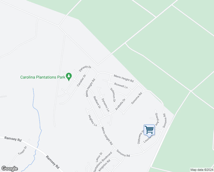 map of restaurants, bars, coffee shops, grocery stores, and more near 833 Solomon Drive in Jacksonville