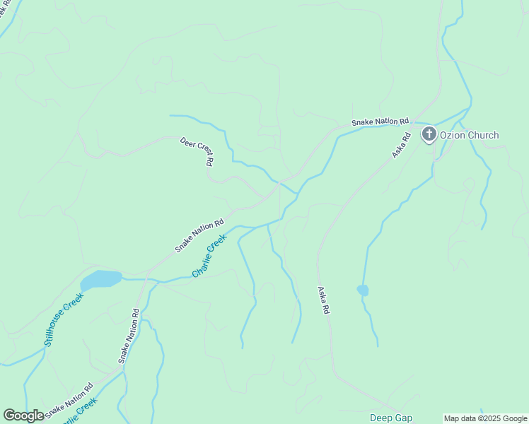 map of restaurants, bars, coffee shops, grocery stores, and more near 611 Snake Nation Road in Blue Ridge