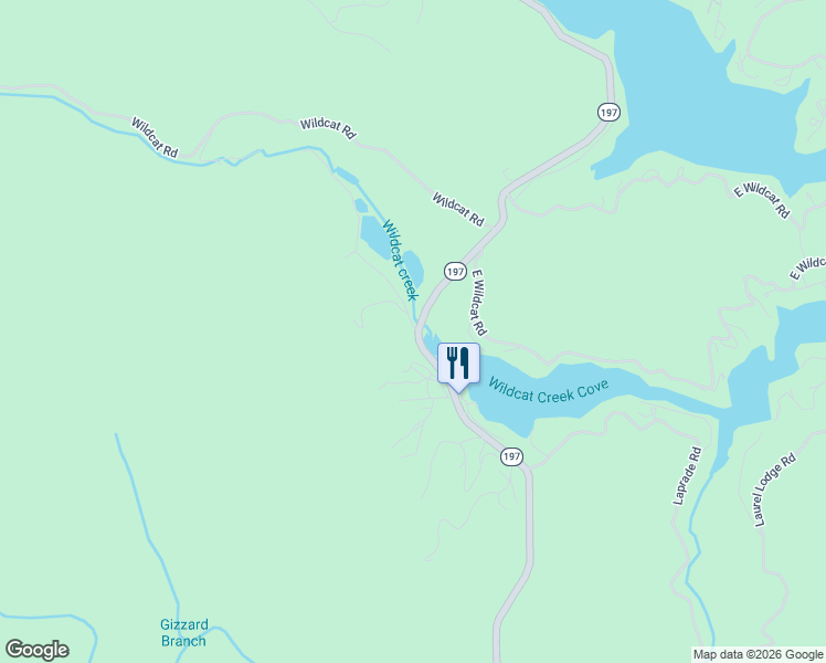 map of restaurants, bars, coffee shops, grocery stores, and more near 123 Verner Kastner Lane in Clarkesville