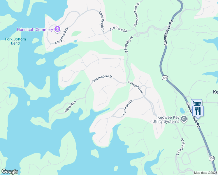 map of restaurants, bars, coffee shops, grocery stores, and more near 7 Captain Lane in Salem