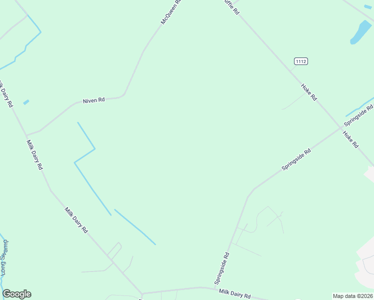 map of restaurants, bars, coffee shops, grocery stores, and more near Springside Drive in Red Springs