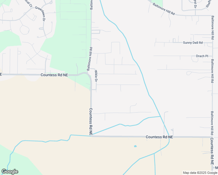 map of restaurants, bars, coffee shops, grocery stores, and more near 645 Countess Road Northeast in Huntsville