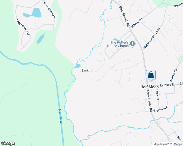 map of restaurants, bars, coffee shops, grocery stores, and more near 193 Bridlewood Drive in Jacksonville