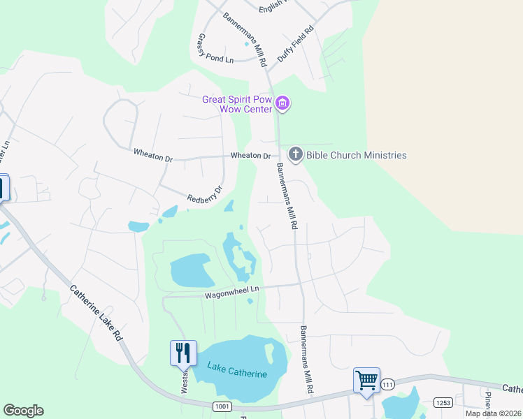 map of restaurants, bars, coffee shops, grocery stores, and more near 109 Potomac Ct in Richlands