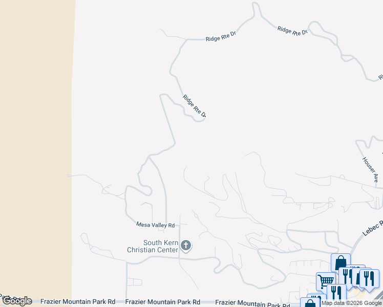 map of restaurants, bars, coffee shops, grocery stores, and more near 700 222 Chimney Canyon Rd in Lebec
