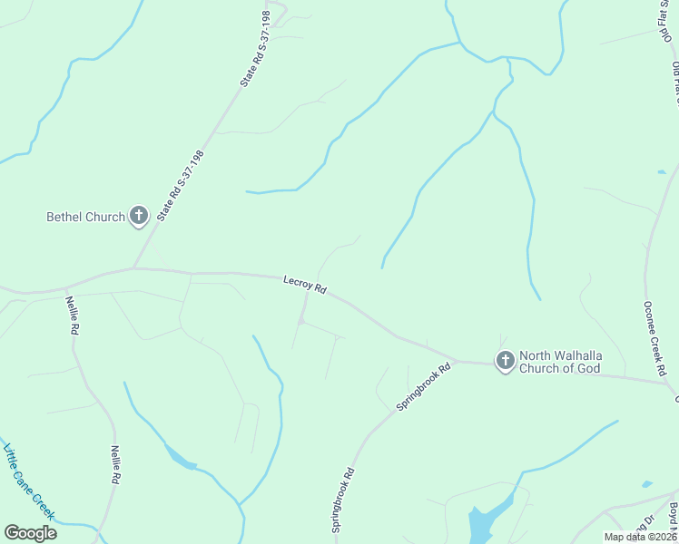 map of restaurants, bars, coffee shops, grocery stores, and more near 310 Falcons View Court in Walhalla