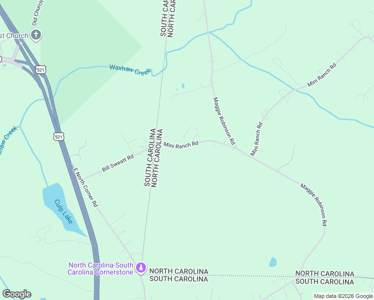 map of restaurants, bars, coffee shops, grocery stores, and more near 10011 Mini Ranch Road in Waxhaw