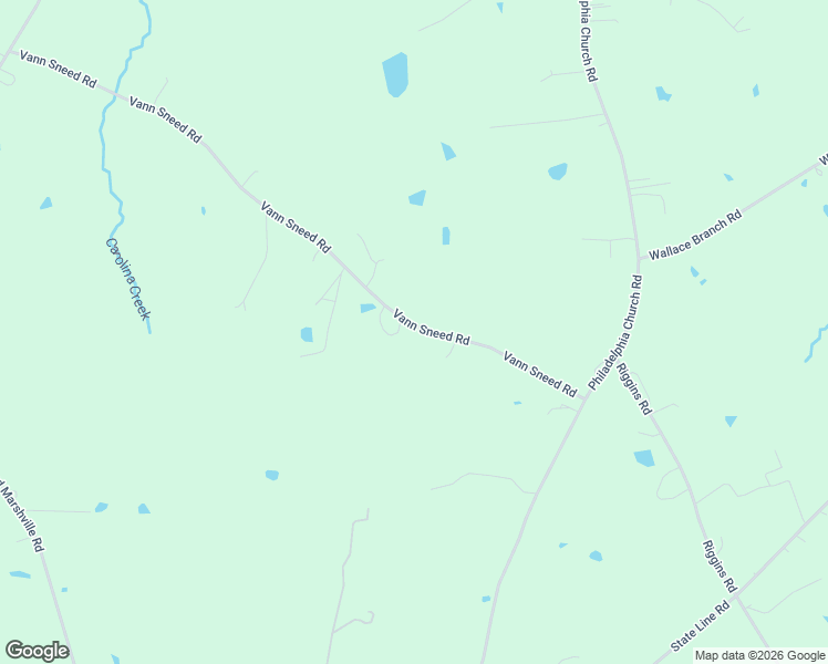 map of restaurants, bars, coffee shops, grocery stores, and more near 3585-3721 Vann Sneed Road in Marshville