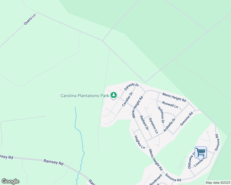 map of restaurants, bars, coffee shops, grocery stores, and more near 756 Radiant Drive in Jacksonville