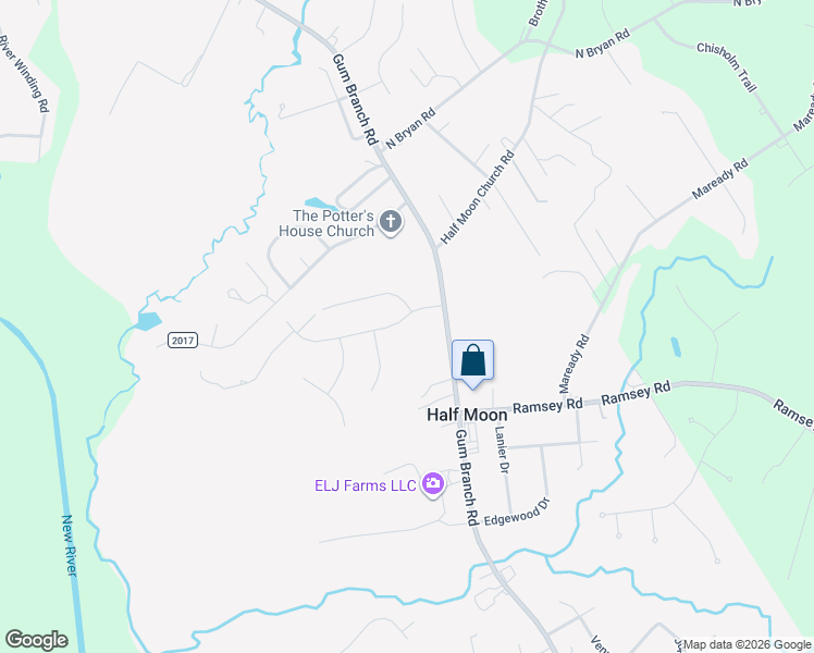 map of restaurants, bars, coffee shops, grocery stores, and more near 107 Baysden Drive in Jacksonville