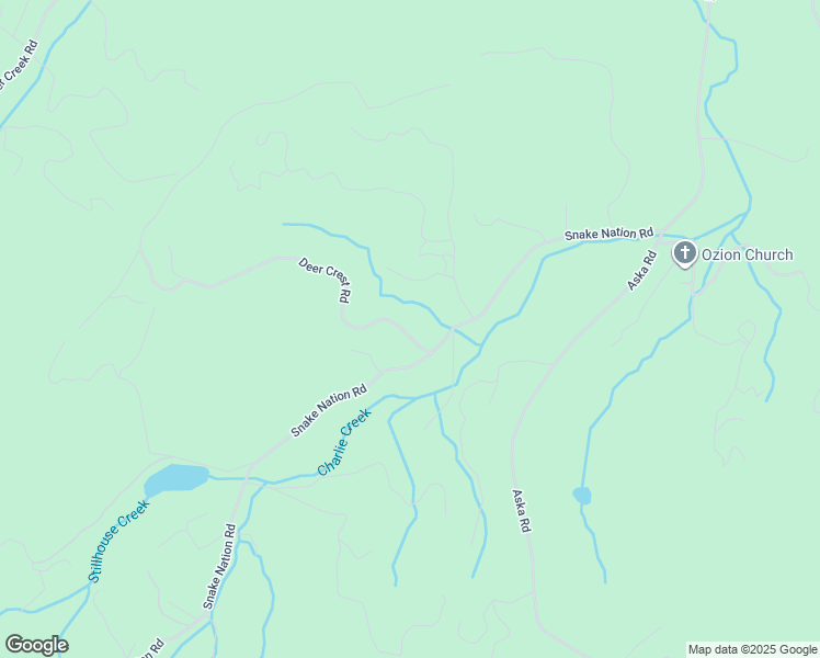 map of restaurants, bars, coffee shops, grocery stores, and more near 611 Snake Nation Road in Blue Ridge