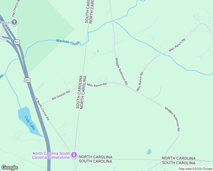map of restaurants, bars, coffee shops, grocery stores, and more near 10011 Mini Ranch Road in Waxhaw