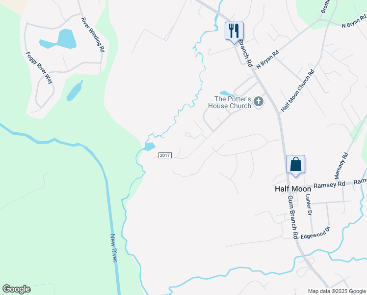 map of restaurants, bars, coffee shops, grocery stores, and more near 202 Foal Court in Jacksonville