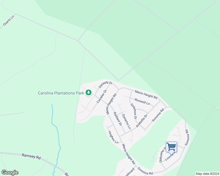 map of restaurants, bars, coffee shops, grocery stores, and more near 105 Cavalier Drive in Jacksonville