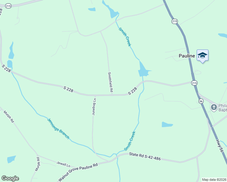 map of restaurants, bars, coffee shops, grocery stores, and more near 410 South 228 in Pauline