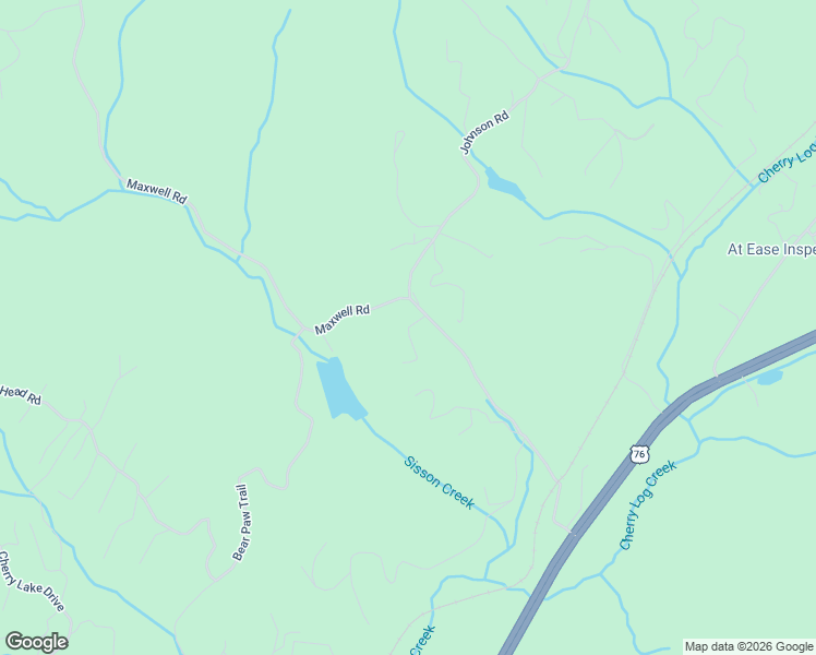 map of restaurants, bars, coffee shops, grocery stores, and more near 56 Maxwell Mountain Road in Blue Ridge