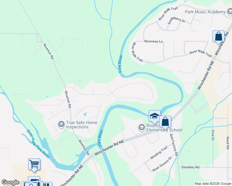 map of restaurants, bars, coffee shops, grocery stores, and more near 127 Edenshire Drive in Huntsville