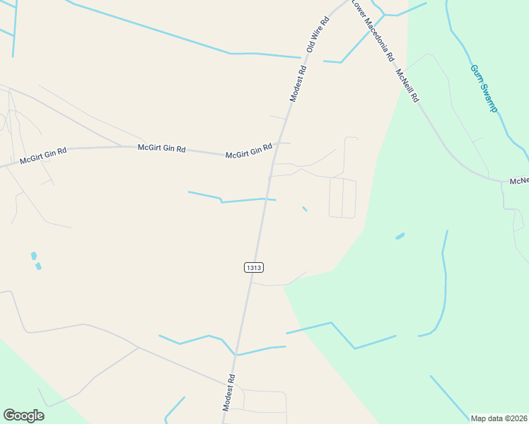 map of restaurants, bars, coffee shops, grocery stores, and more near 2777 Modest Road in Maxton