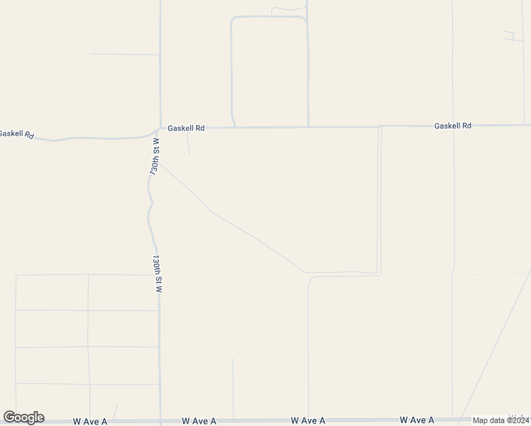 map of restaurants, bars, coffee shops, grocery stores, and more near Gaskell Road in Rosamond