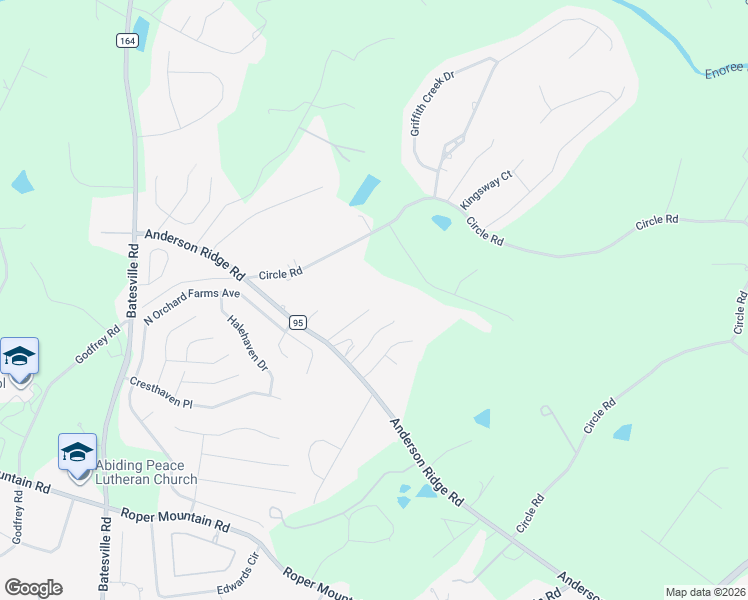 map of restaurants, bars, coffee shops, grocery stores, and more near 231 Franklin Oaks Lane in Greer