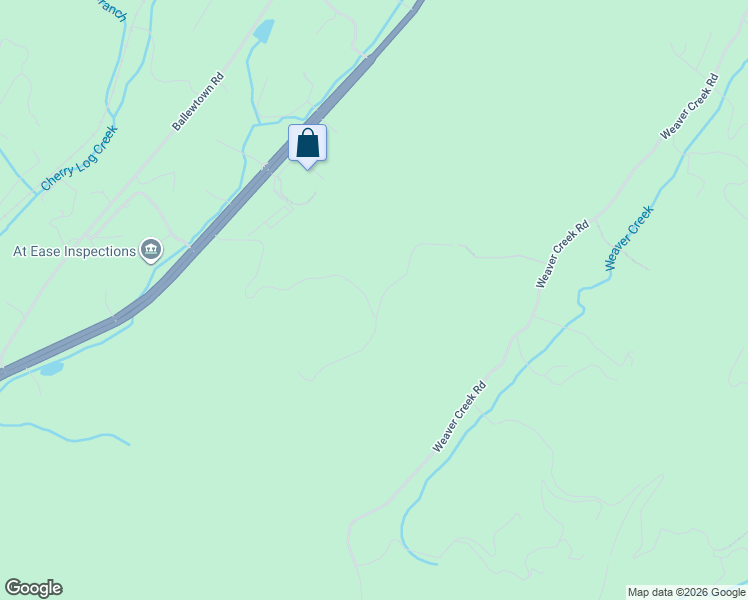 map of restaurants, bars, coffee shops, grocery stores, and more near 602 Overlook Drive in Blue Ridge