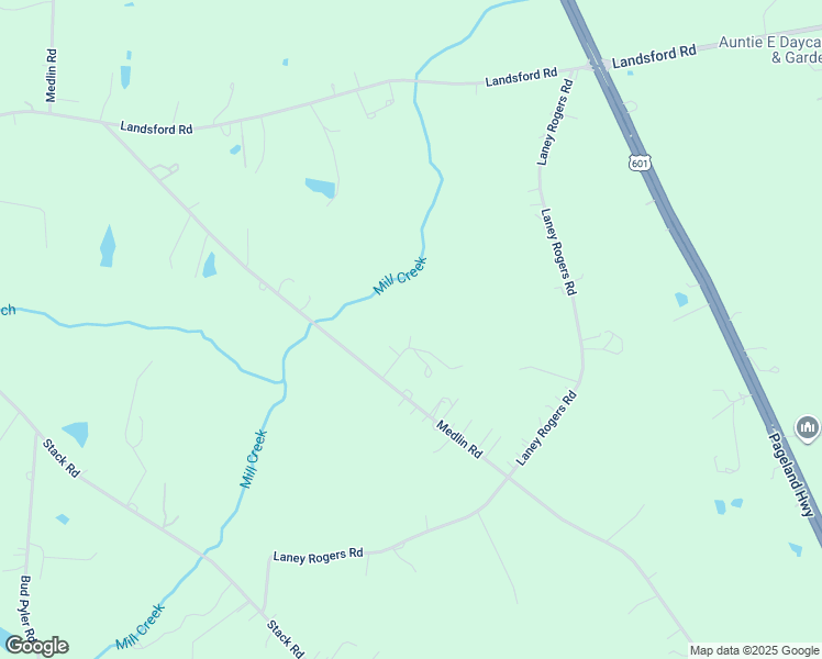 map of restaurants, bars, coffee shops, grocery stores, and more near 5804 Medlin Farms Drive in Monroe