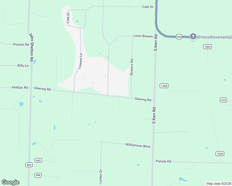 map of restaurants, bars, coffee shops, grocery stores, and more near 652 Ghering Road in Jacksonville