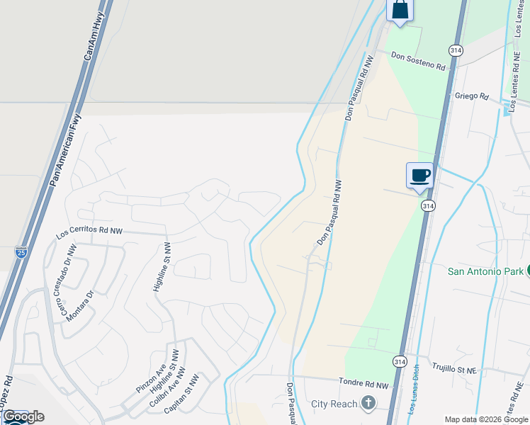 map of restaurants, bars, coffee shops, grocery stores, and more near 744 Davis Place in Los Lunas