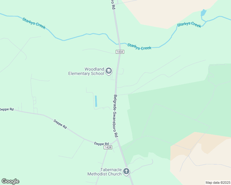 map of restaurants, bars, coffee shops, grocery stores, and more near Belgrade-Swansboro Road in Maysville