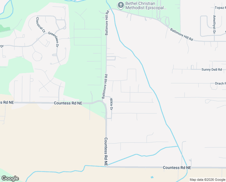 map of restaurants, bars, coffee shops, grocery stores, and more near 105 Wikle Drive in Huntsville