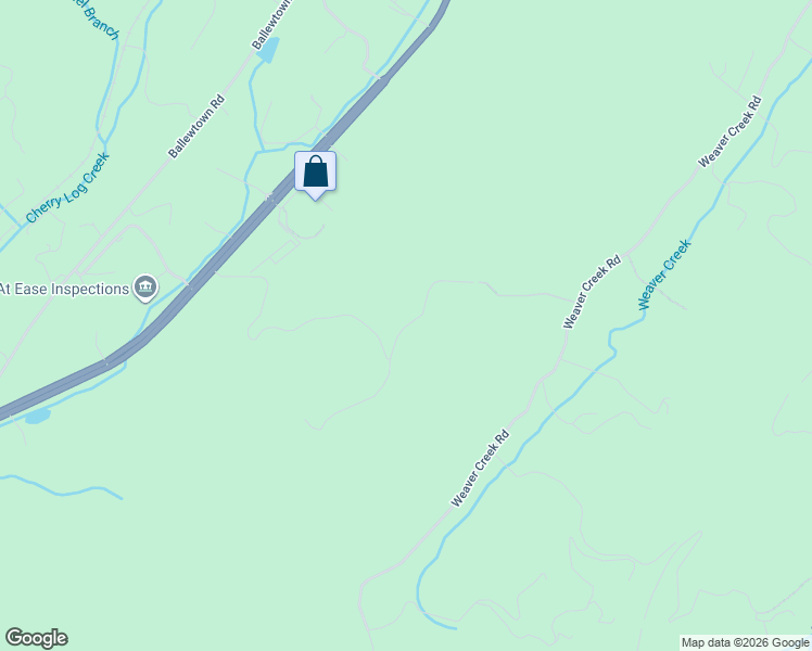 map of restaurants, bars, coffee shops, grocery stores, and more near 559 Overlook Drive in Blue Ridge