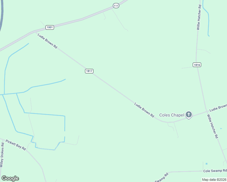 map of restaurants, bars, coffee shops, grocery stores, and more near 326 Ludie Brown Road in Chinquapin