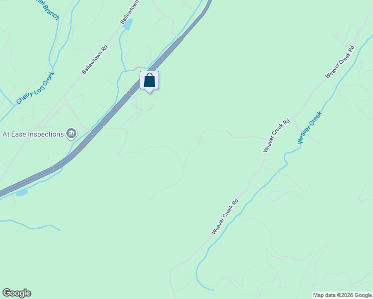 map of restaurants, bars, coffee shops, grocery stores, and more near 502 Overlook Drive in Blue Ridge