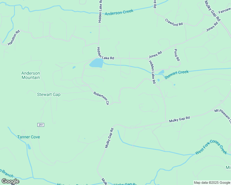 map of restaurants, bars, coffee shops, grocery stores, and more near 767 Robertson Circle in Blairsville