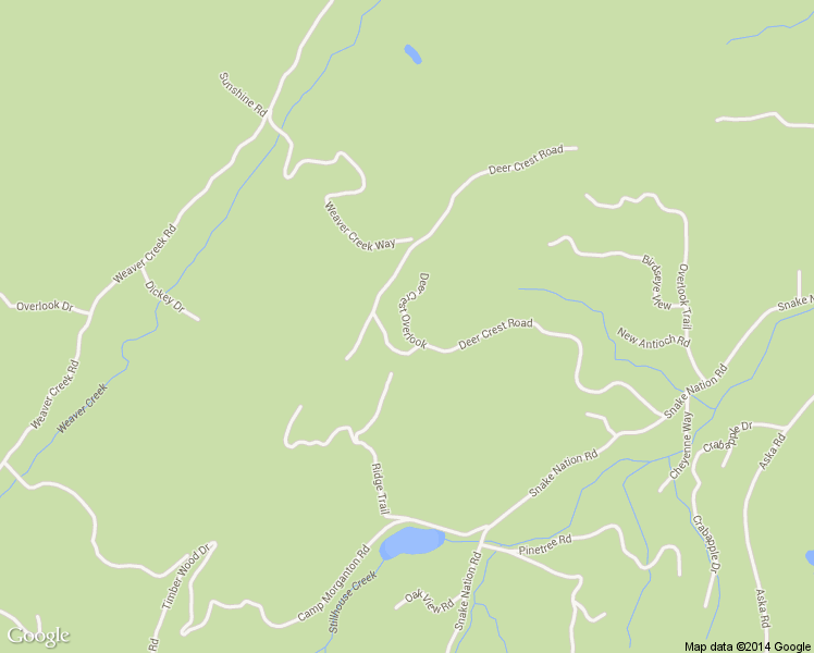 map of restaurants, bars, coffee shops, grocery stores, and more near 449 Deer Crest Overlook in Blue Ridge