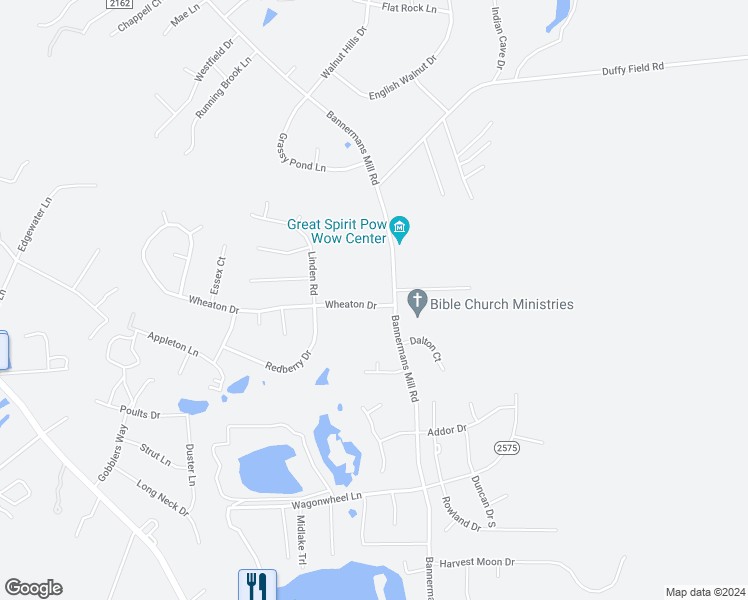 map of restaurants, bars, coffee shops, grocery stores, and more near 102 Wheaton Drive in Richlands