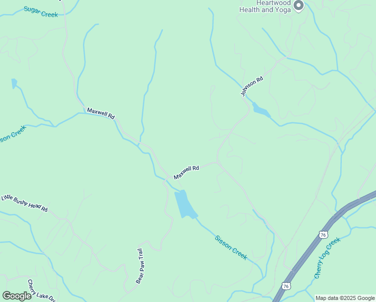 map of restaurants, bars, coffee shops, grocery stores, and more near 1989 Maxwell Road in Blue Ridge