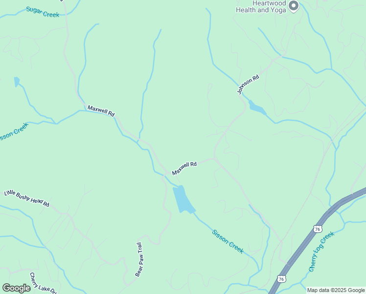 map of restaurants, bars, coffee shops, grocery stores, and more near 1989 Maxwell Road in Blue Ridge