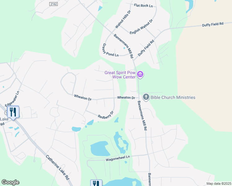 map of restaurants, bars, coffee shops, grocery stores, and more near 102 Linden Road in Richlands