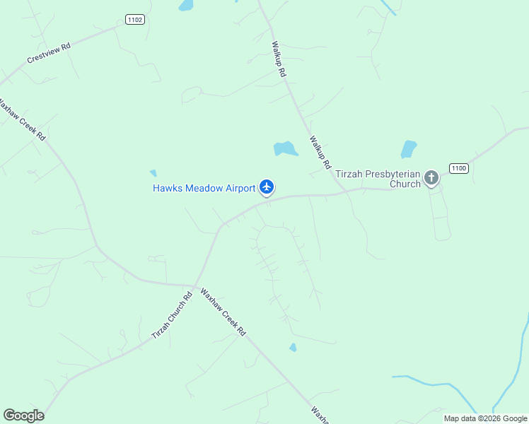 map of restaurants, bars, coffee shops, grocery stores, and more near 7819 Tirzah Church Road in Marvin