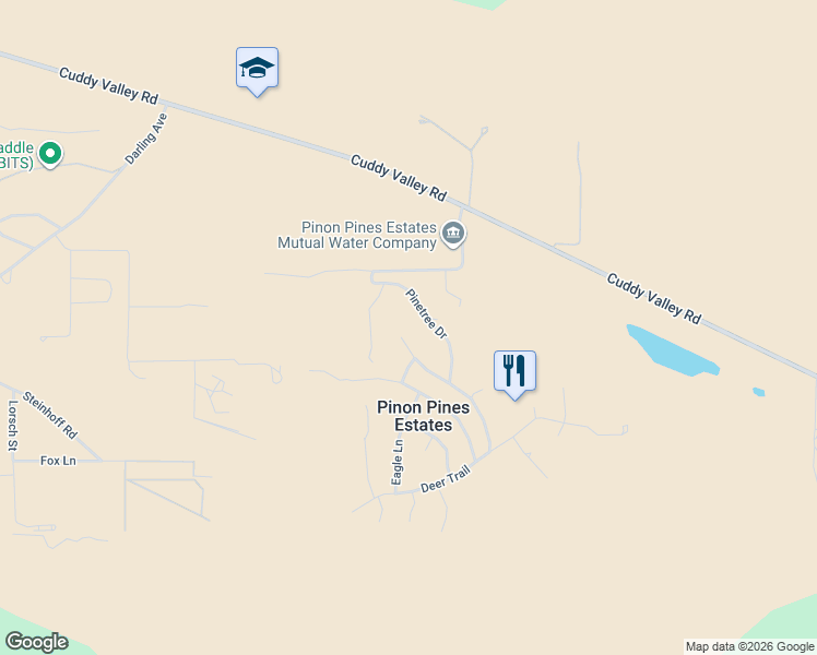 map of restaurants, bars, coffee shops, grocery stores, and more near 1237 Snowbird Drive in Frazier Park