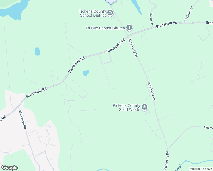 map of restaurants, bars, coffee shops, grocery stores, and more near 218 Spring Estates Drive in Liberty