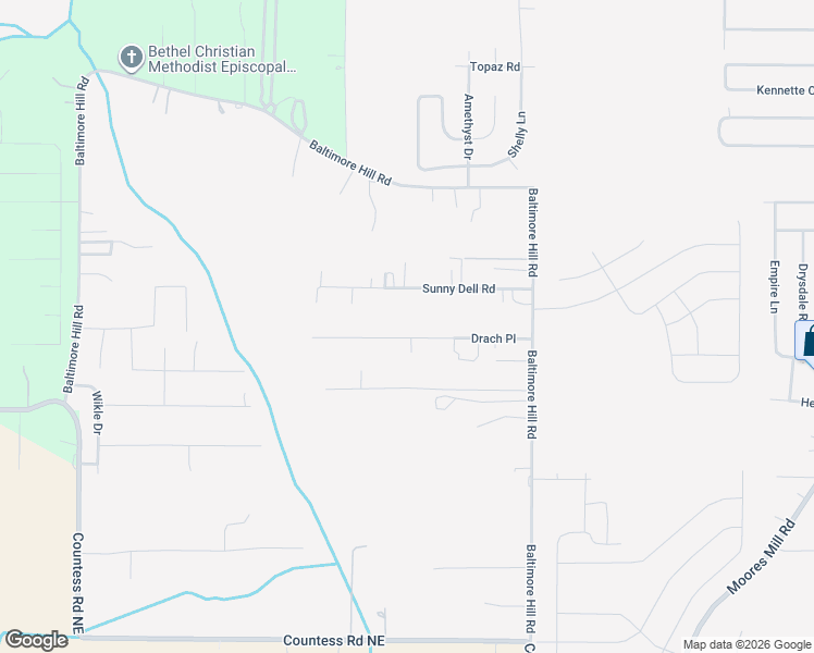 map of restaurants, bars, coffee shops, grocery stores, and more near 221 Drach Place in Huntsville